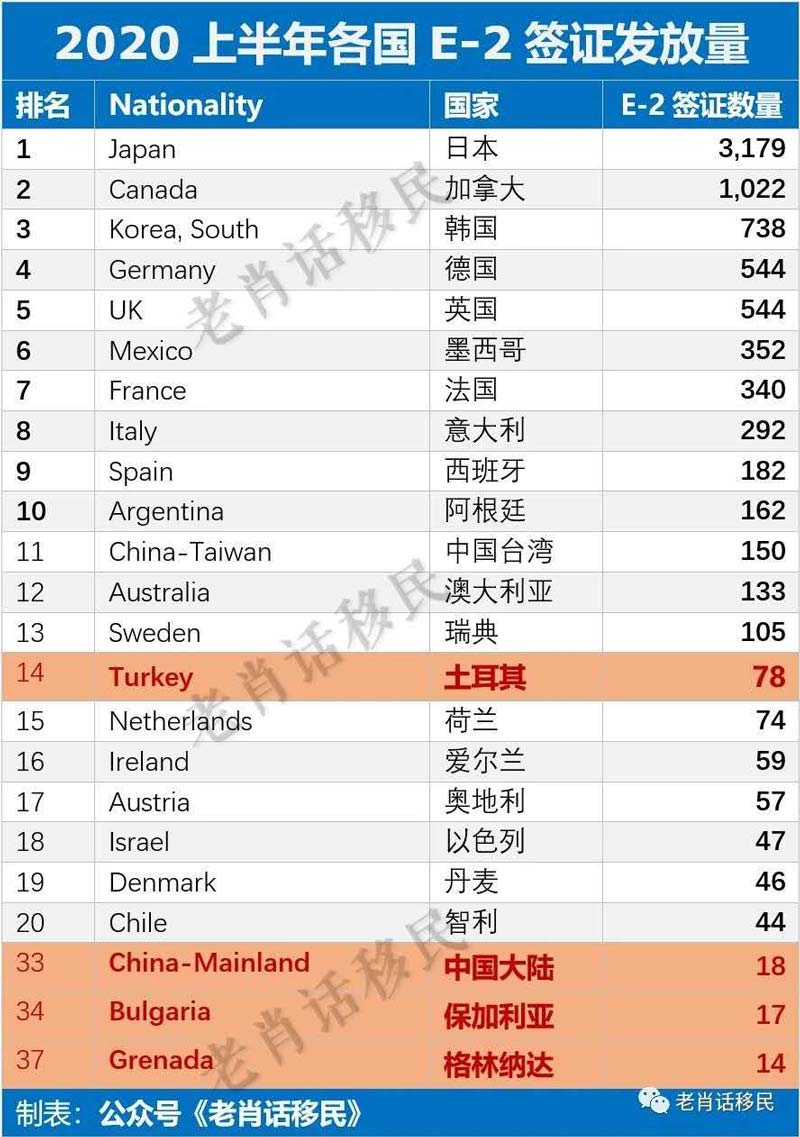 E-2签证2020年上半年各国获批数量.jpg